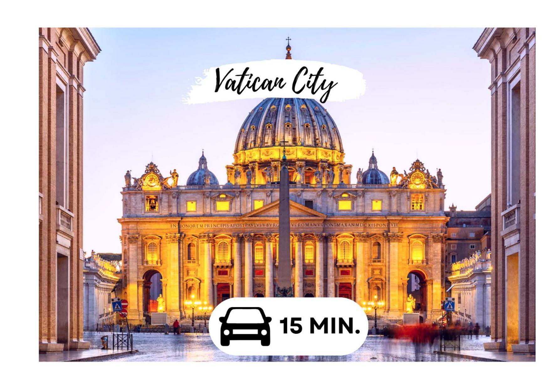 15 Min From The Vatican Wi-fi And Garden Apartamento *